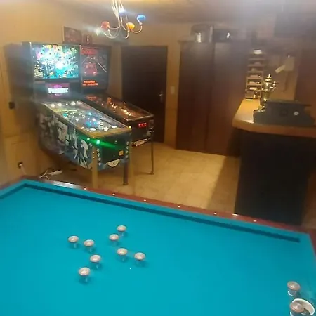 Near Frankfurt +32 Pinball, Arcade, Billiard,dart Apartment *